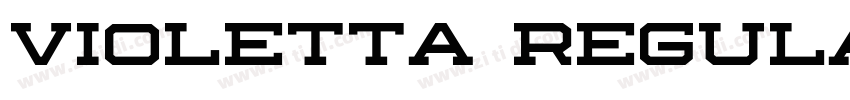 Violetta Regular字体转换